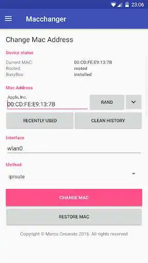 Play Macchanger [ROOT][No ADs]